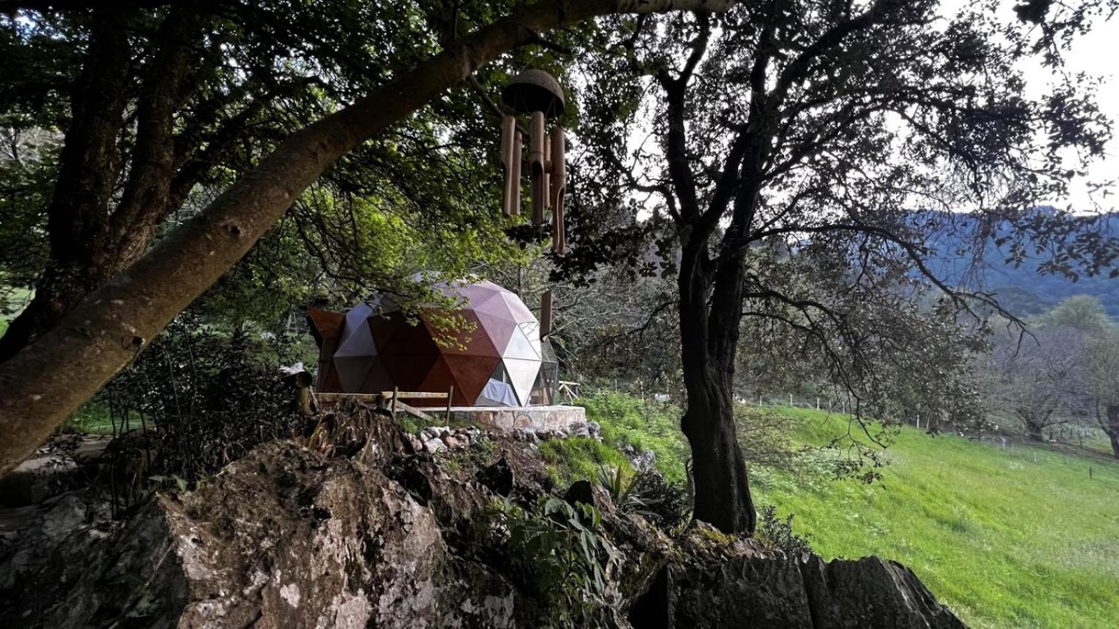 Los Acebos De Pena Cabarga, Cupula Experiencias Sobremazas Exterior foto